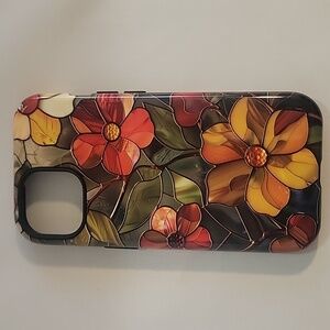 Stained Glass Marygold Phone Case Mosaic Wildflower Summer Phonecase Boho